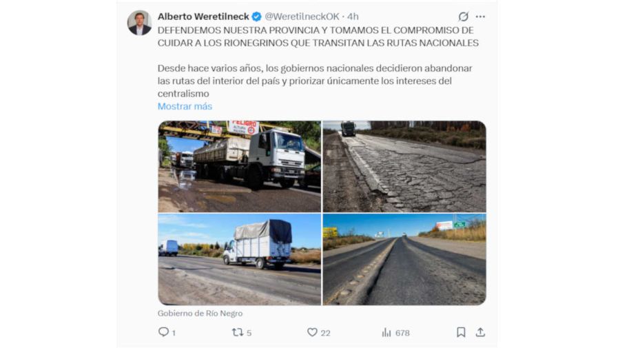 Alberto Weretilneck X 20260417