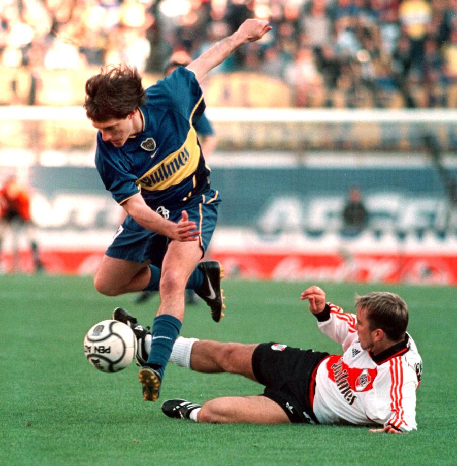 Eduardo Coudet enfrentando a Boca Juniors