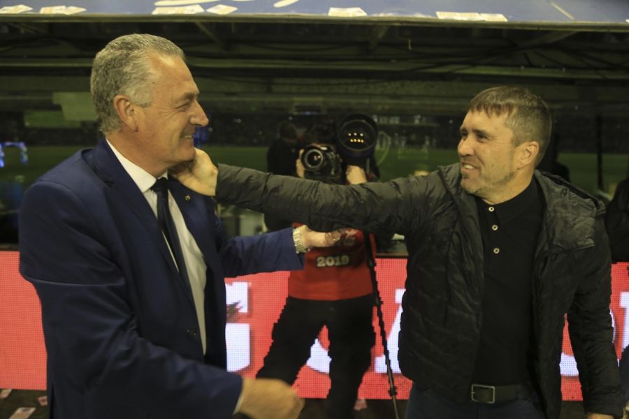 Eduardo Coudet enfrentando a Boca Juniors