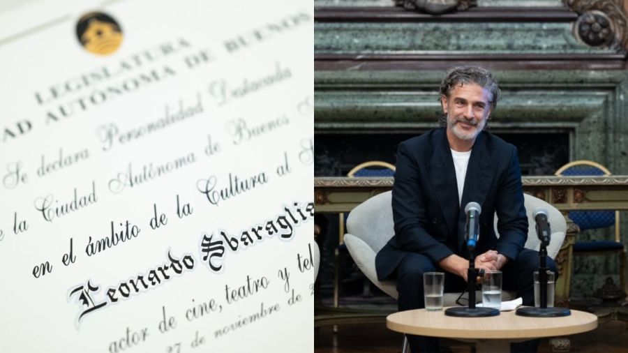 Leonardo Sbaraglia fue nombrado Personalidad Destacada de la Cultura por la Legislatura porteña