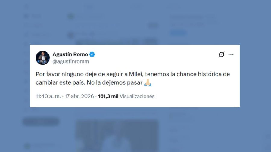 Posteo Agustín Romo 17042026