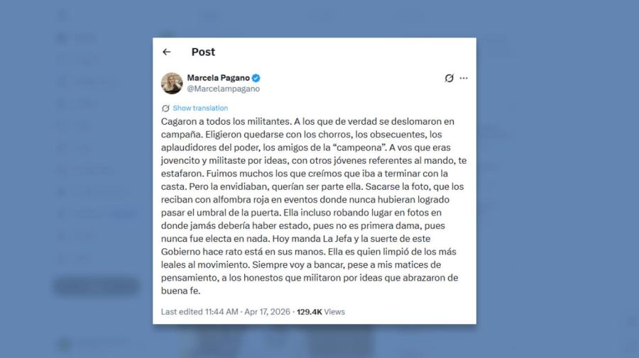 Posteo Marcela Pagano 17042026