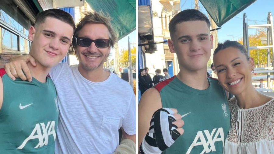 Benjamín Vicuña con Bautista/Bautista con Pampita