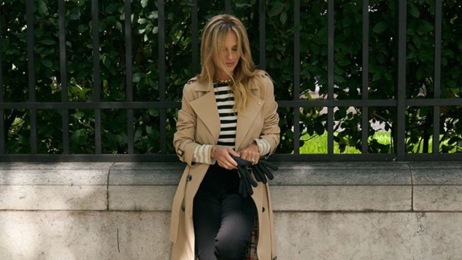 El look otoñal de Mariana Fabbiani