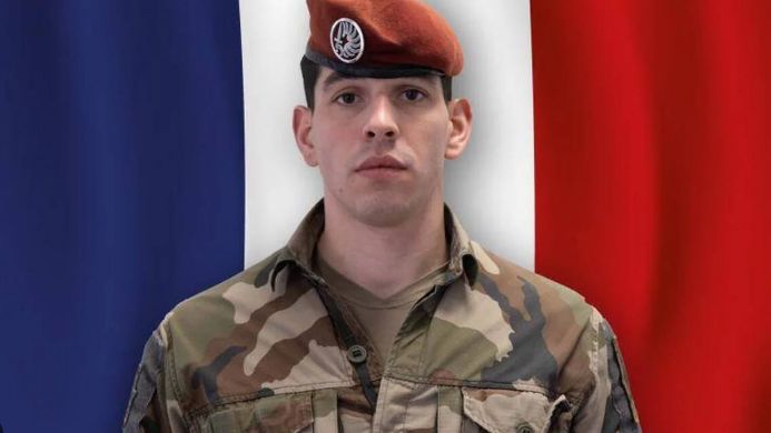 Florian Montorio, el militar francés de la ONU asesinado en Líbano.