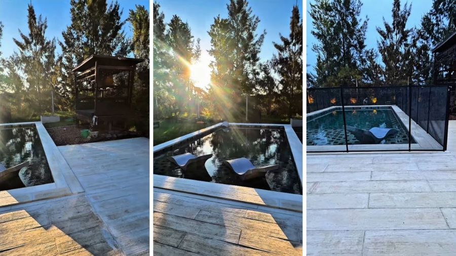 Mica Viciconte mostró el nuevo jardín de su casa