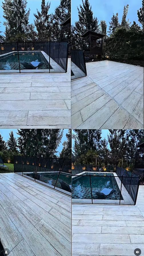 Mica Viciconte mostró el nuevo jardín de su casa