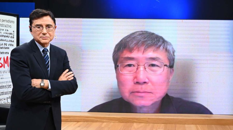 El economista Ha-Joong Chang, con Fontevecchia en Periodismo Puro.o. 