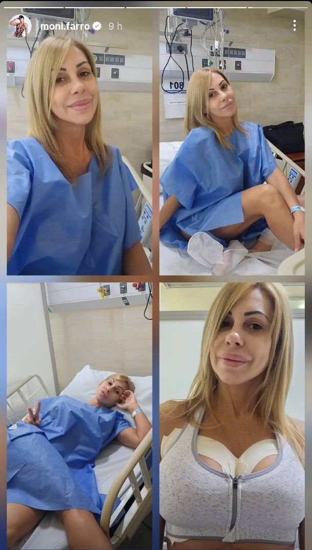 Operaron a Mónica Farro