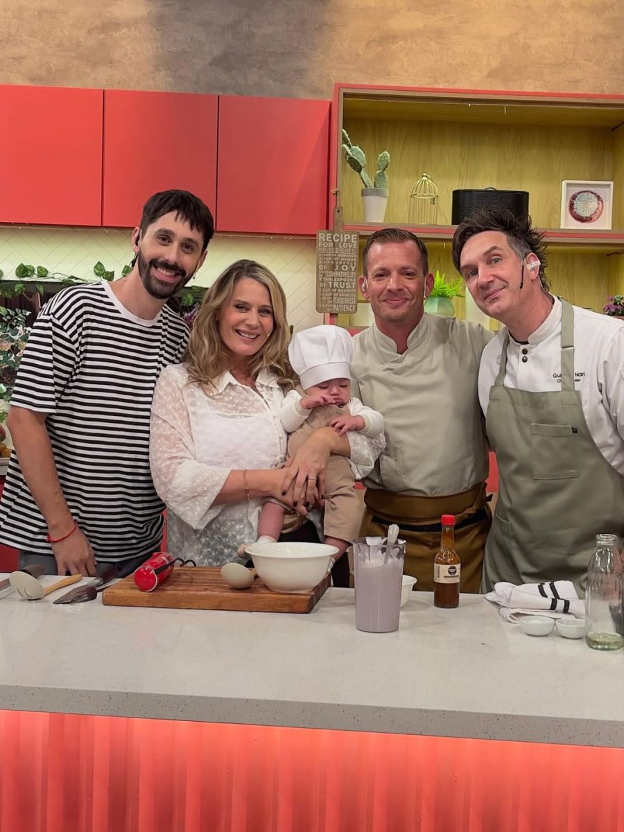 Rocío Marengo junto a Isidro