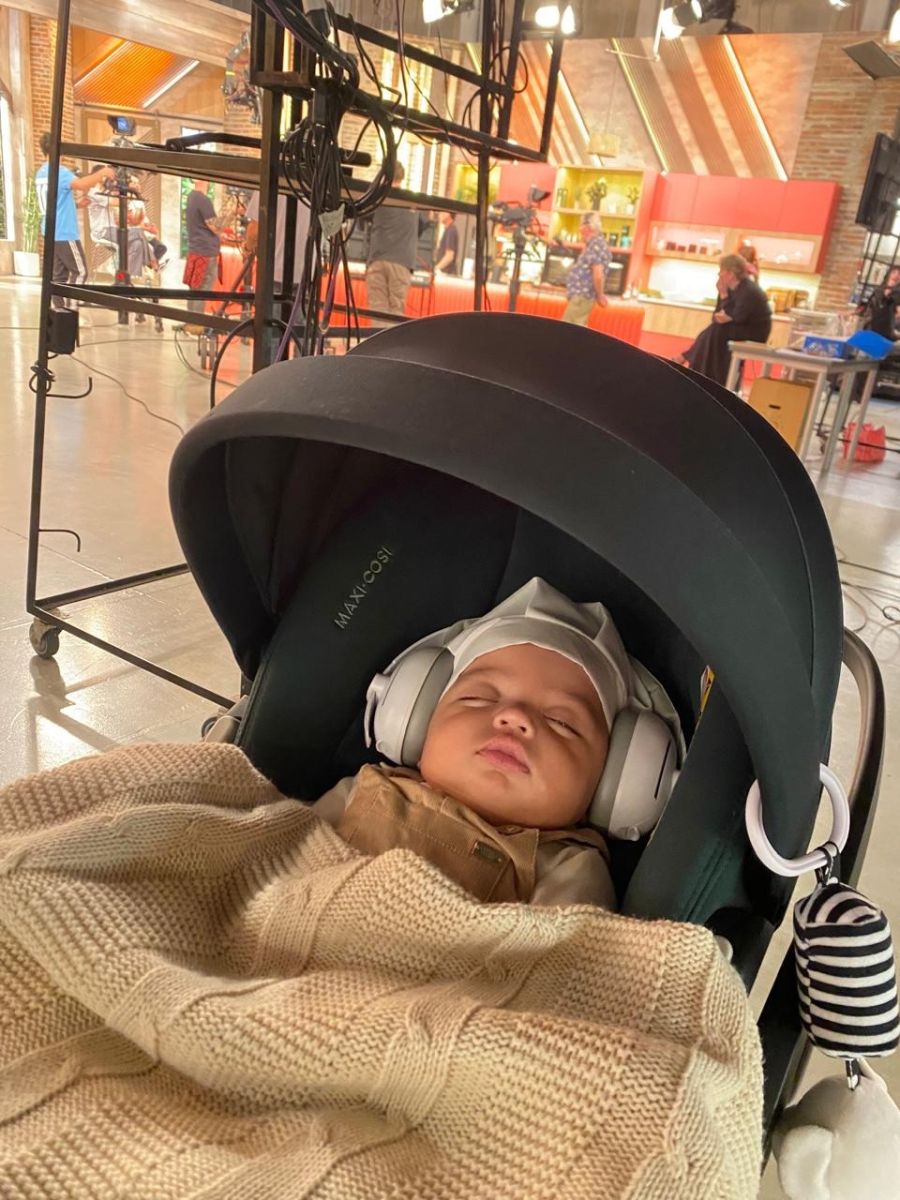 Rocío Marengo junto a Isidro