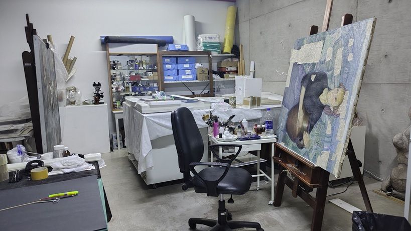 Sala restauración Museo Caraffa