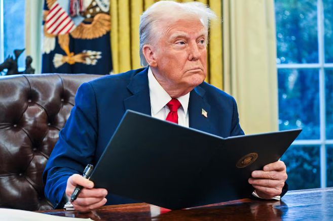 Trump, en el Salón Oval.