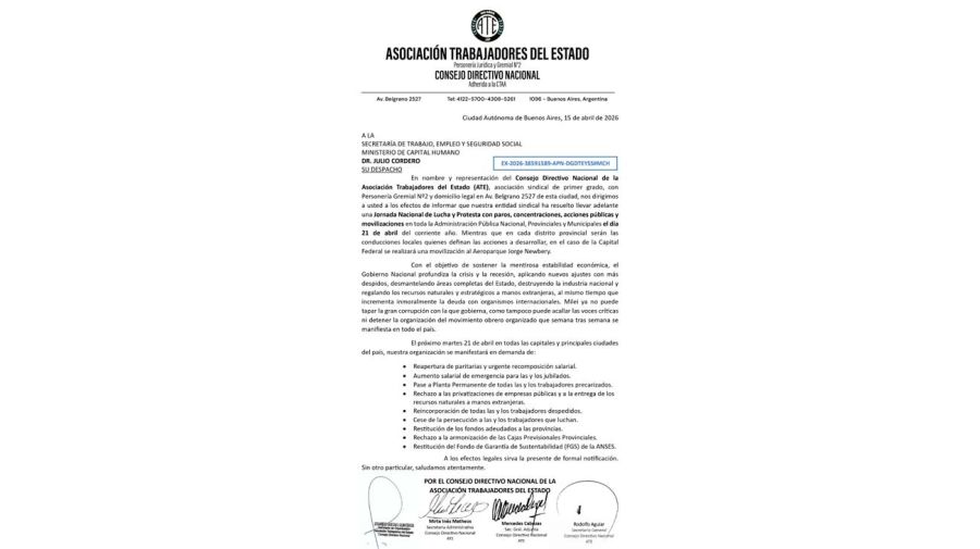 Comunicado ATE 20042026