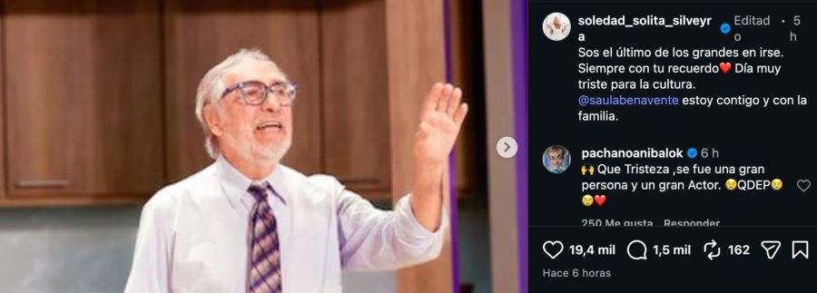 Las sentidas despedidas a Luis Brandoni 