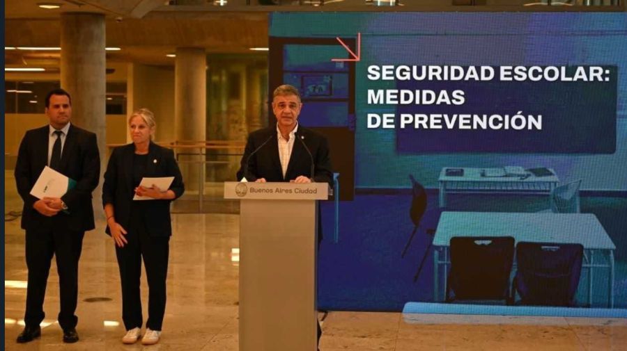 Jorge Macri en conferencia de prensa