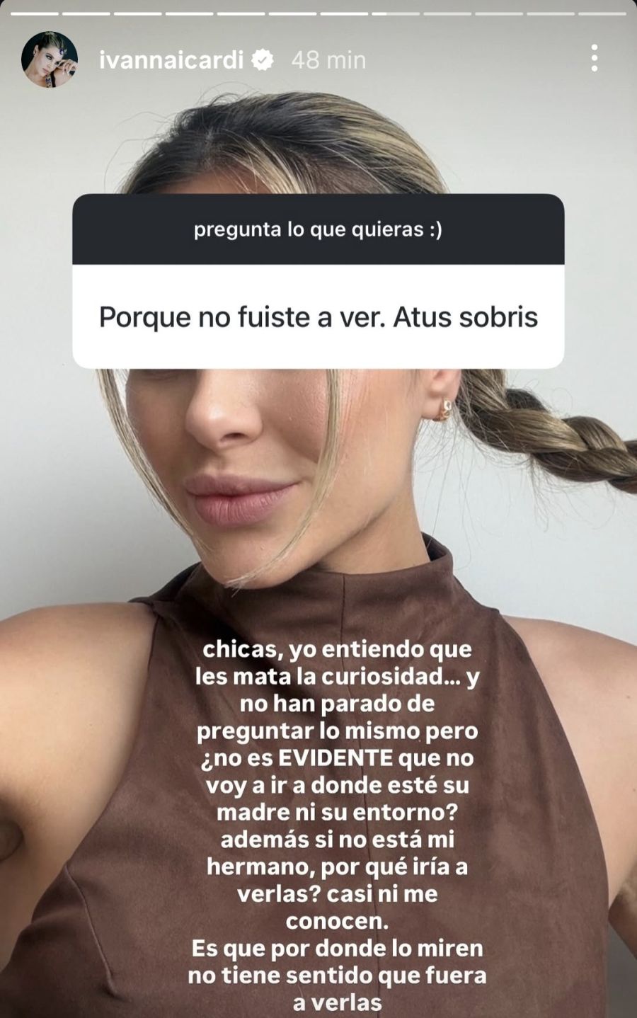 La respuesta de Ivana Icardi de por qué no visitó a sus sobrinas en Argentina.