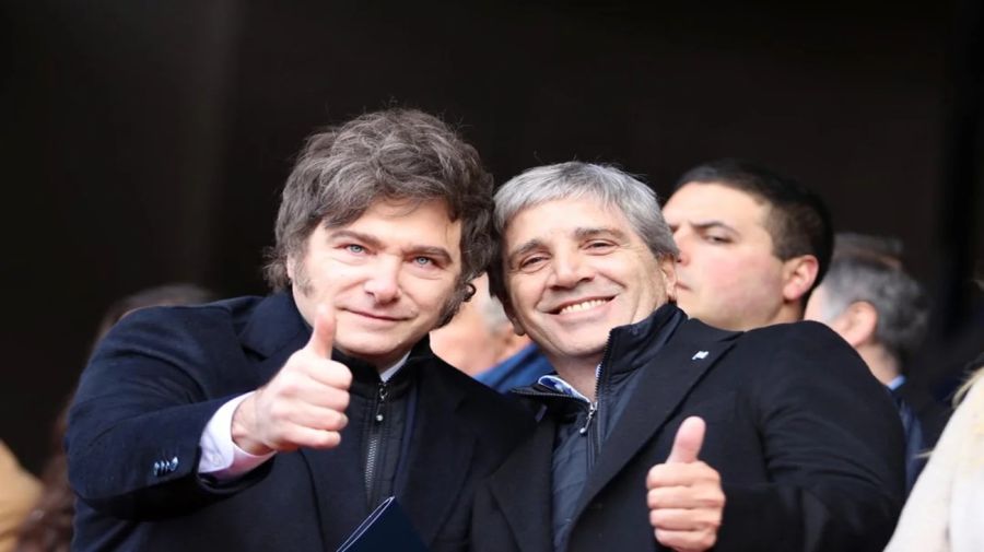 Milei y Caputo