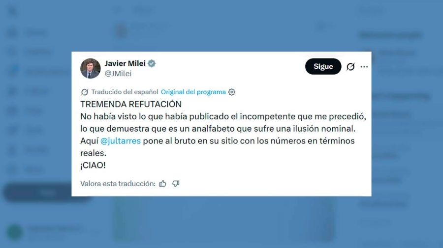 X Javier Milei 21042026