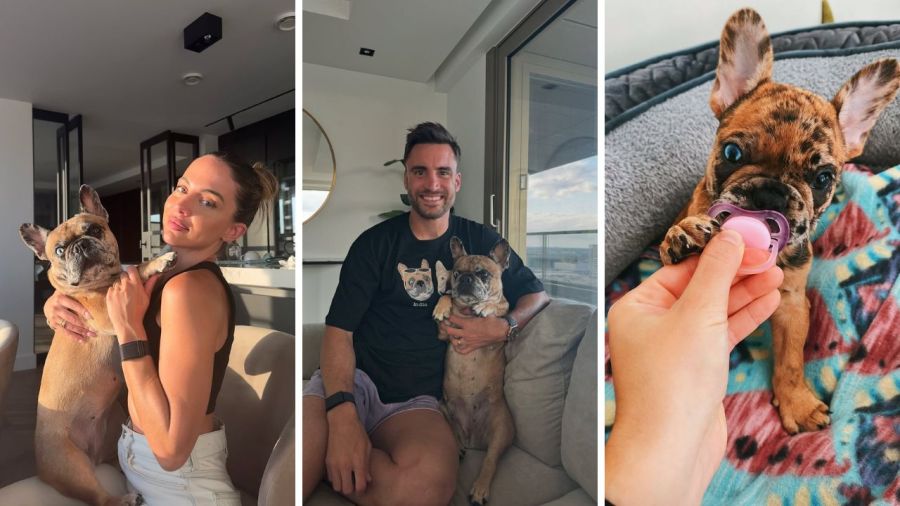 Caro Calvagni y Nicolás Tagliafico con su 