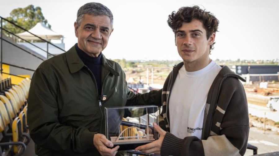 Jorge Macri junto a Franco Colapinto 20260422