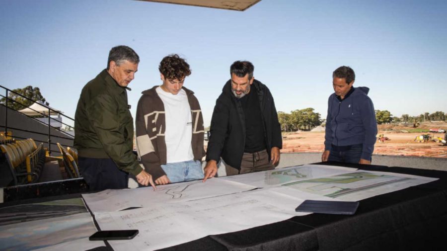 Jorge Macri junto a Franco Colapinto 20260422