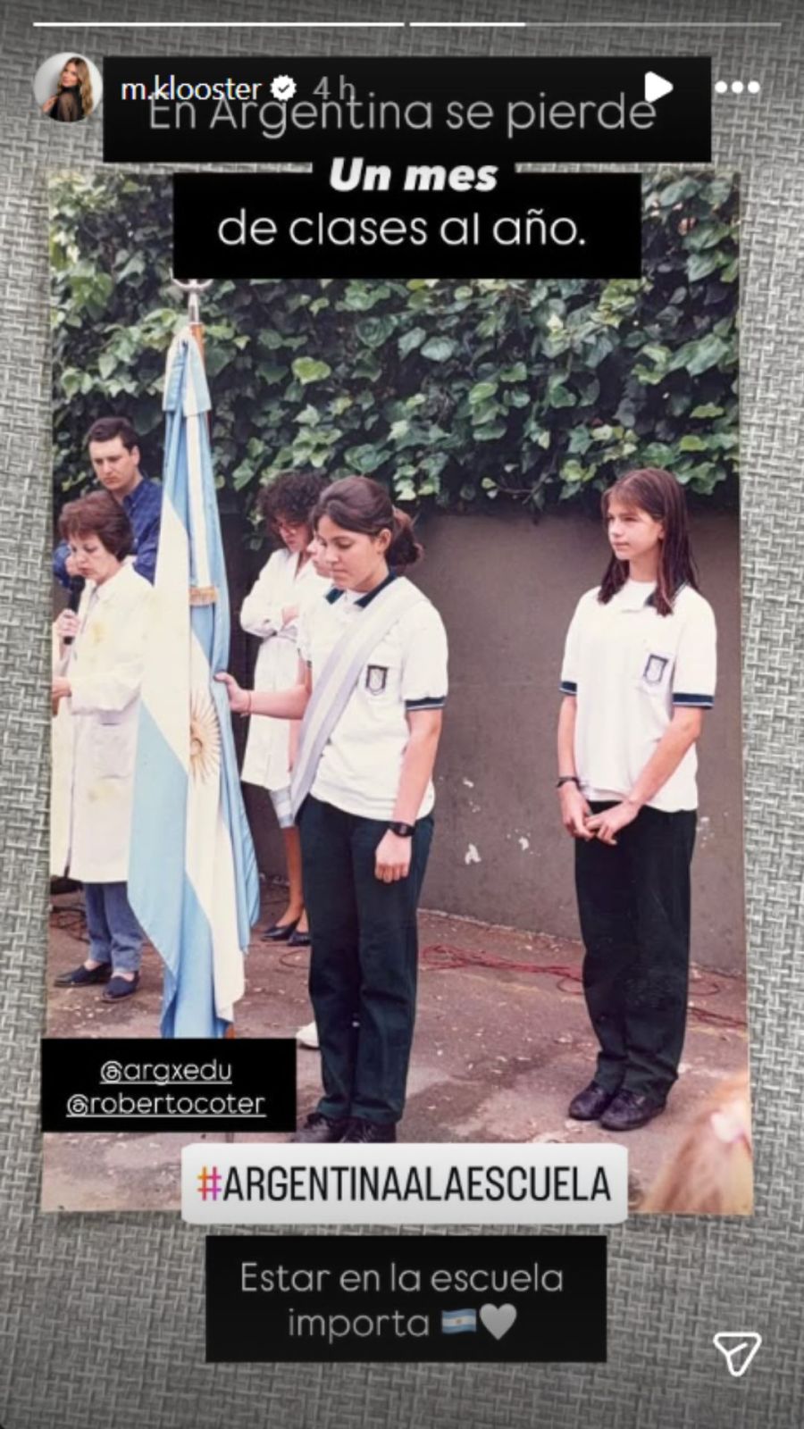 Marcela Kloosterboer y Benjamín Vicuña