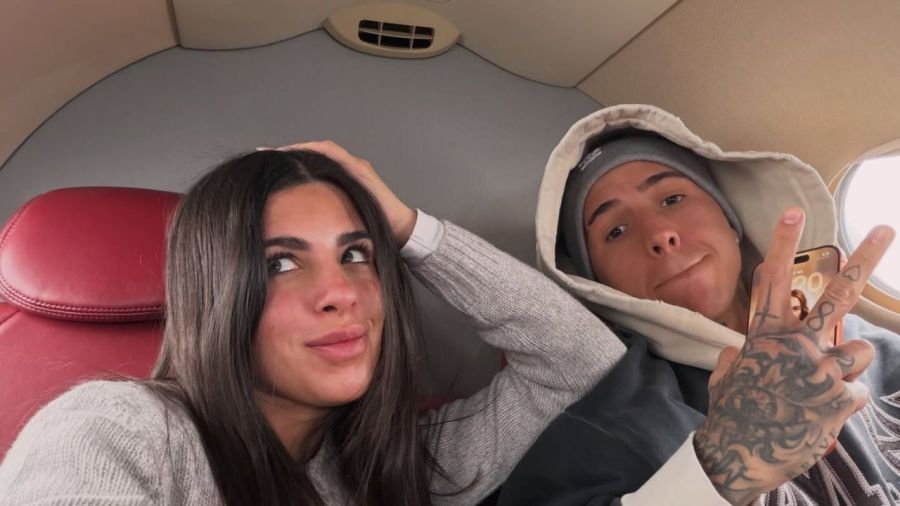 Valu Cervantes y Enzo Fernández