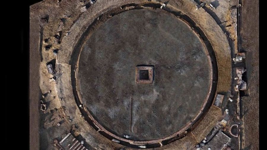 Descubren un templo egipcio circular