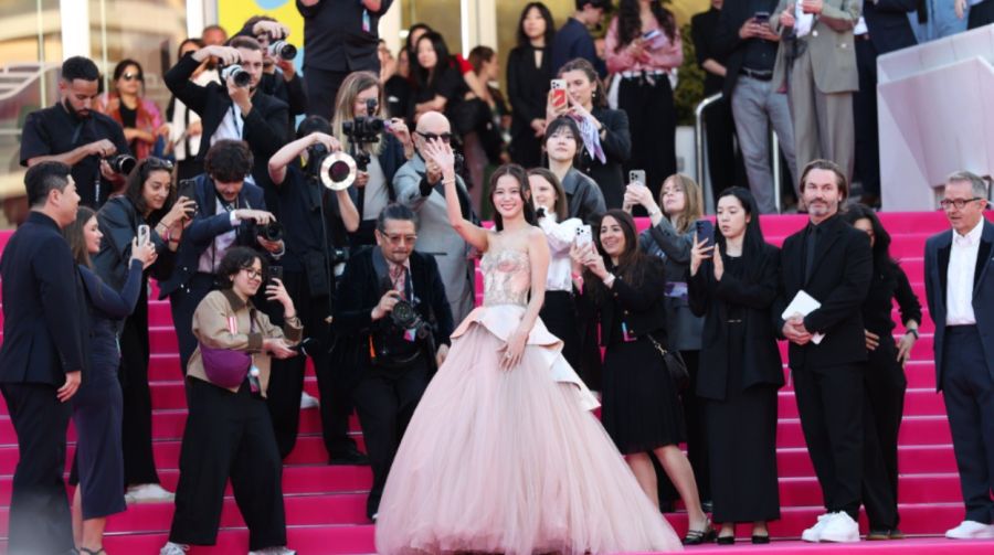 Jisoo en el Festival Internacional de Series de Cannes 
