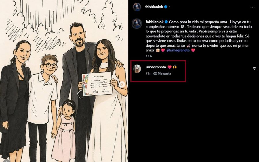 Mensaje del Ogro Fabbiani a Uma 