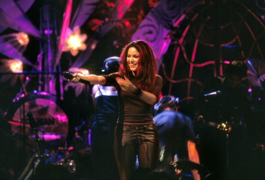 Shakira durante su icónico MTV Unplugged