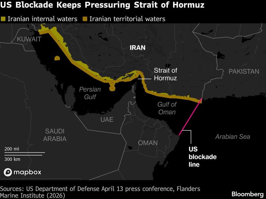 US Blockade Keeps Pressuring Strait of Hormuz