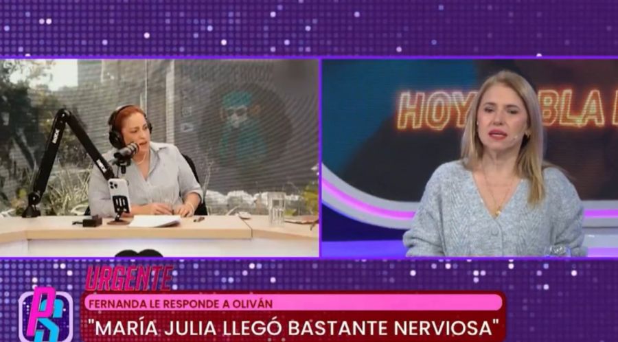 Fernanda Iglesias habló de su pelea con María Julia Olivan