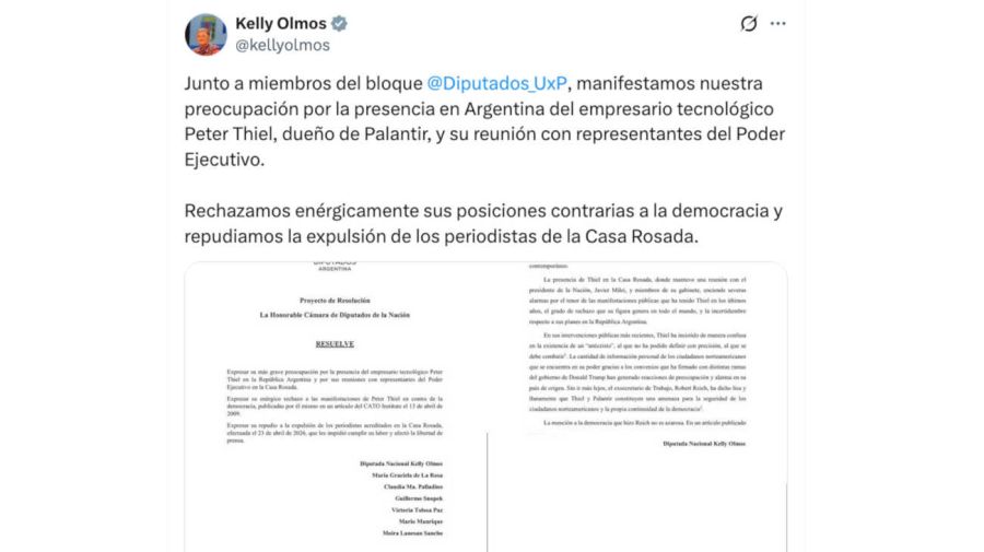 Kelly Olmos X 20260423