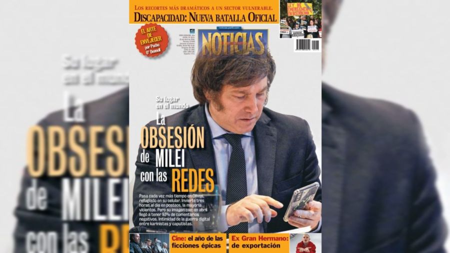 La obsesión de Milei con las redes