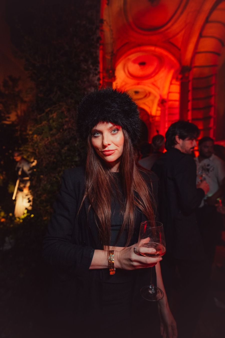 El total black de Valentina Salezzi / Créditos: Chandon by Argenta.ft