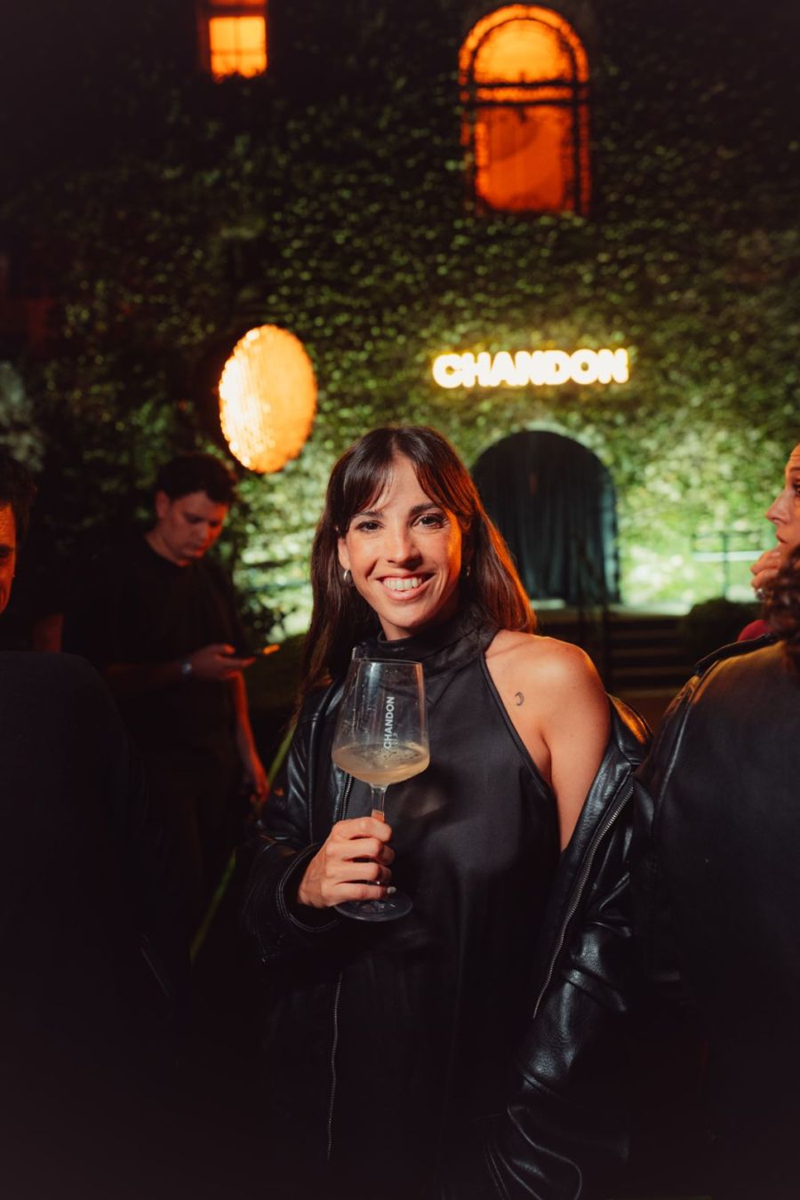 Los total black de Cande Molfese / Créditos: Chandon by Argenta.ft