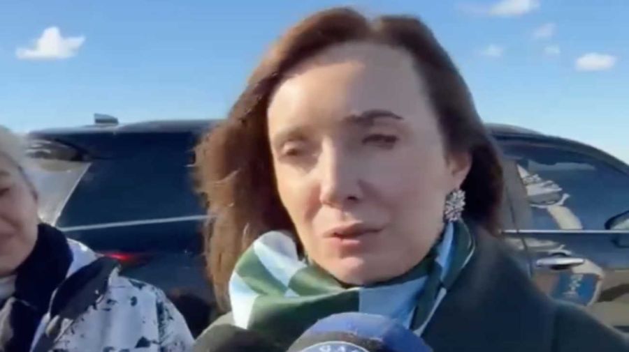 Victoria Villarruel fué recibida en Las Heras, pcia de Santa Cruz 20260424