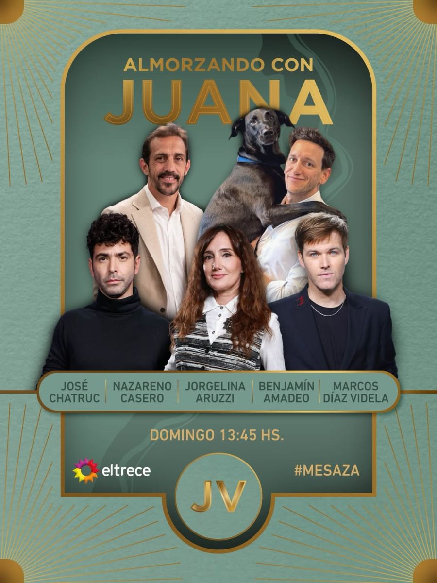 Los invitados de Juana Viale el domingo 26 de abril