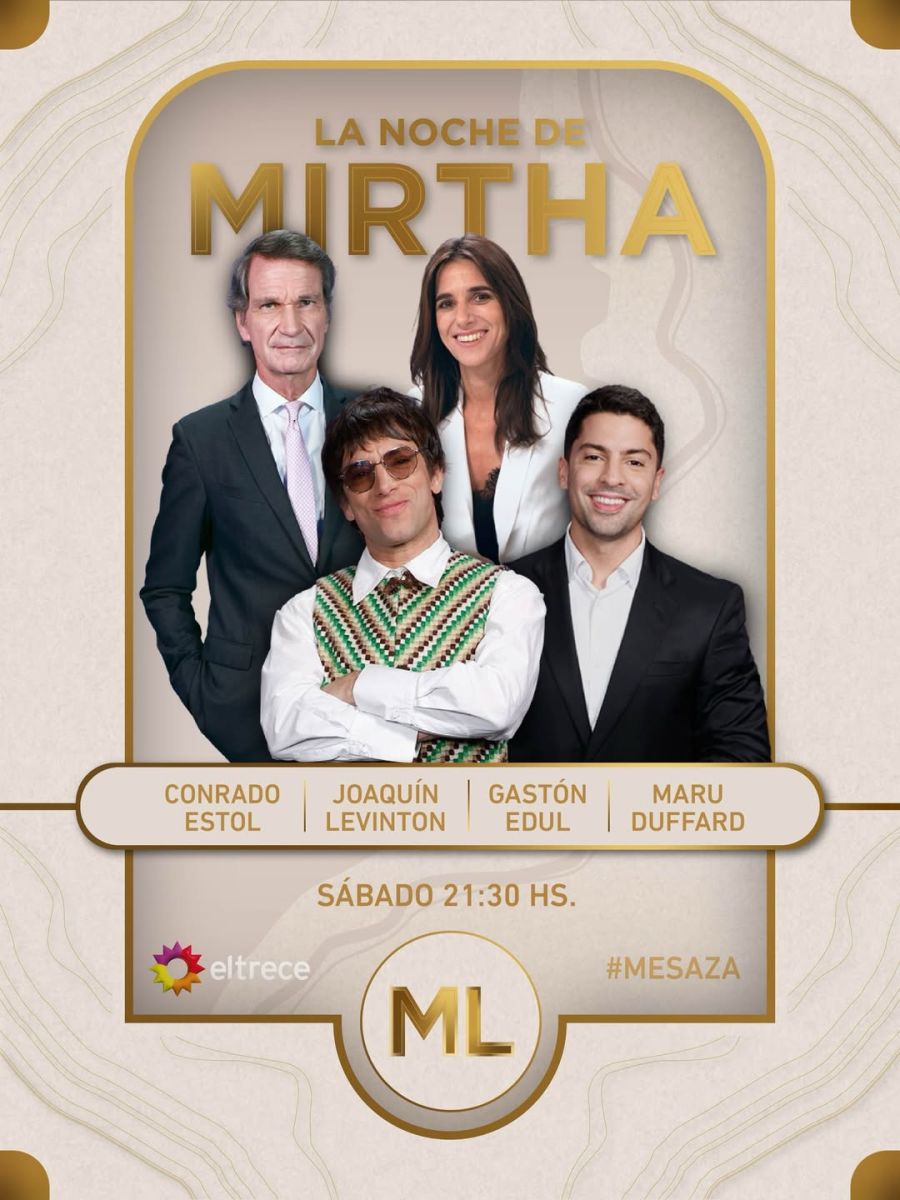 Los invitados de Mirtha Legrand para el sábado 25  de abril