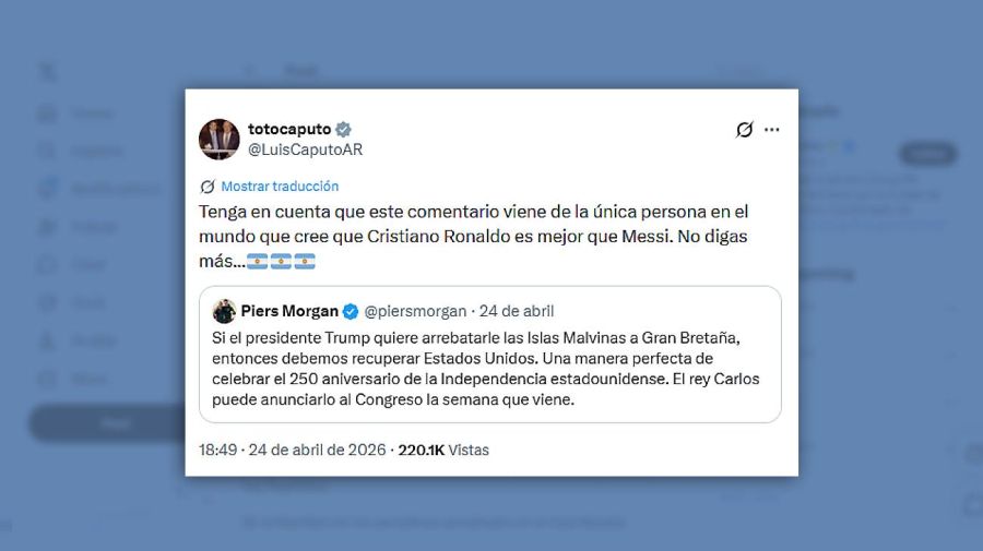 Posteo Luis Caputo 25042026