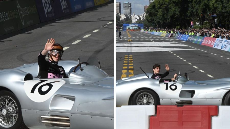 Franco Colapinto en Buenos Aires