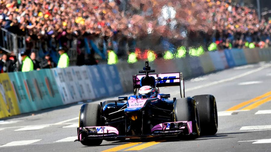 Franco Colapinto, ovacionado en Buenos Aires.