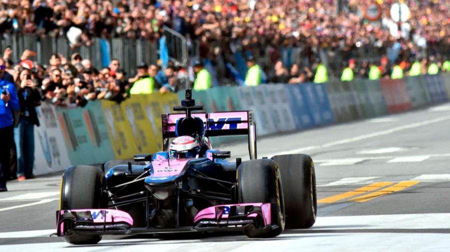 Franco Colapinto, ovacionado en Buenos Aires.