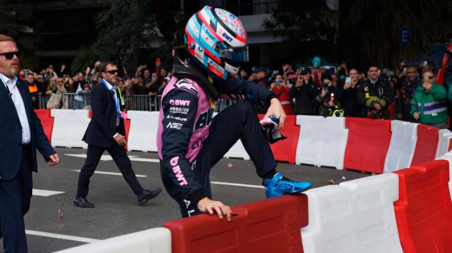 Franco Colapinto, ovacionado en Buenos Aires.