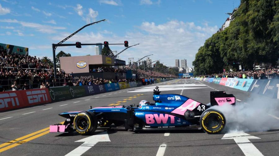 Franco Colapinto, ovacionado en Buenos Aires