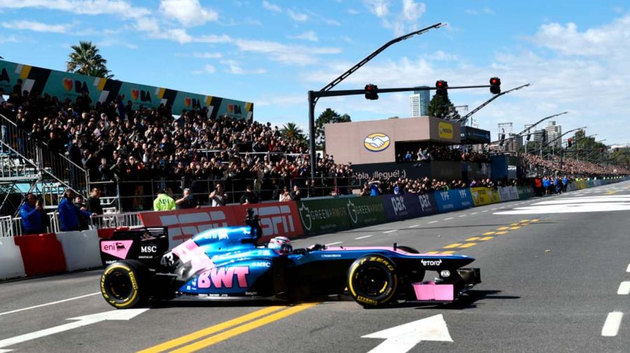 Franco Colapinto, ovacionado en Buenos Aires