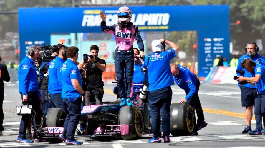 Franco Colapinto, ovacionado en Buenos Aires