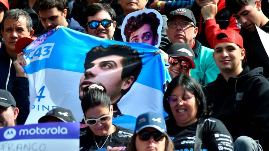 Franco Colapinto, ovacionado en Buenos Aires